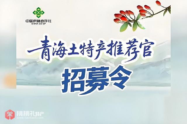 青海土特产推荐官”招募令活动海报