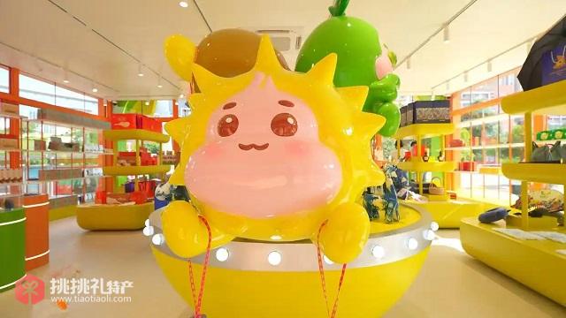 图为“凉都手伴”旗舰店内实景