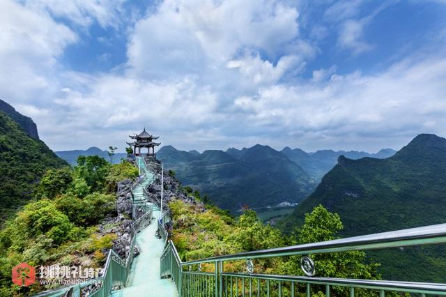 图为都安美景：福海亭