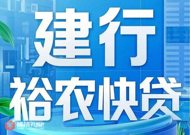 图为建行”裕农快贷“