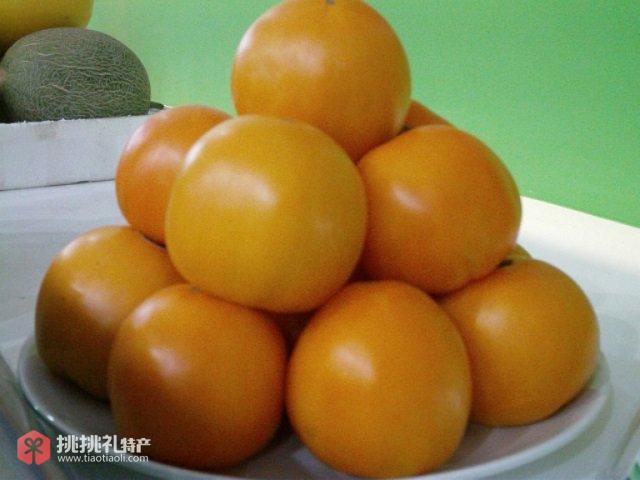 图为内蒙古土特产五原黄柿子