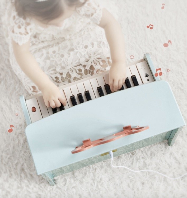 送孩子的六一儿童节礼物推荐6：可优比 儿童电子小钢琴