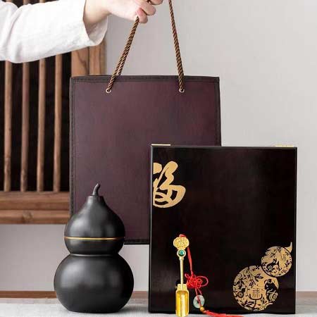 送客户礼物推荐福禄茶叶罐礼盒高档实用商务礼品