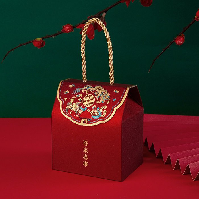 奎酥牌创意中国风婚礼喜糖盒