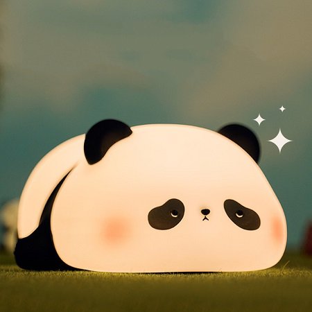 熊猫小夜灯 女生七夕生日礼物