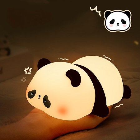 熊猫小夜灯 女生七夕生日礼物