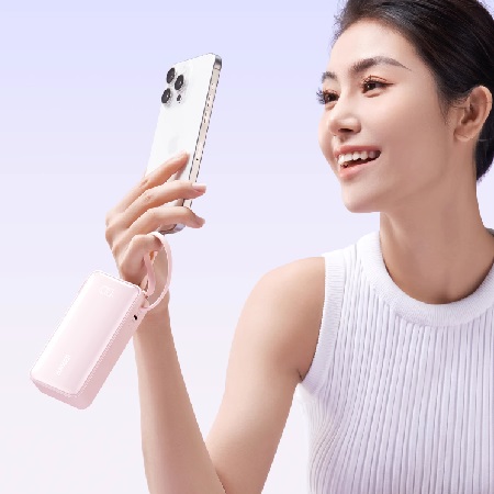 自带线充电宝 三合一能量棒 便携可上飞机