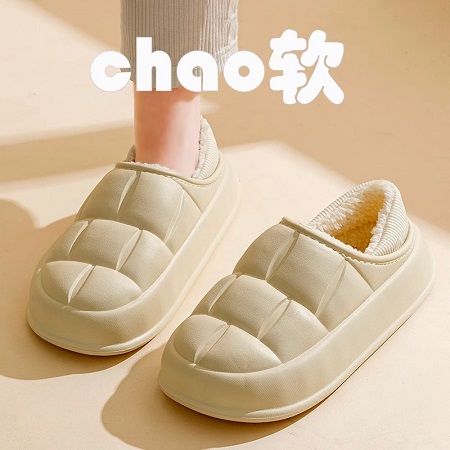 新款冬季居家棉拖鞋 保暖防滑情侣款