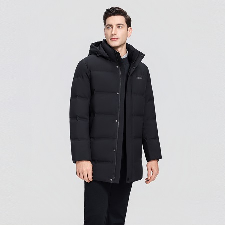 雪中飞男士商务短羽绒服 90绒子鸭绒