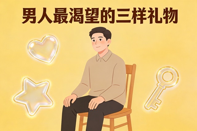 男人最渴望的三样礼物
